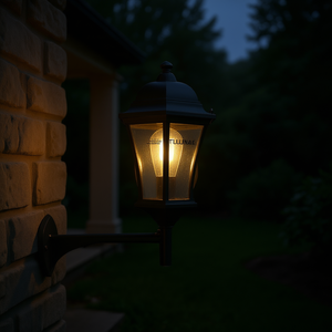 Lampe murale extérieure vintage en aluminium noir 110-240V, éclairage de porche, patio, jardin, modèle D0100XFA5BA, ampoule non incluse - Product Image 2