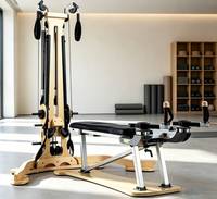 Système d'extension Pilates combiné Pulley Tower pour salle de yoga, studio de Pilates et rééducation