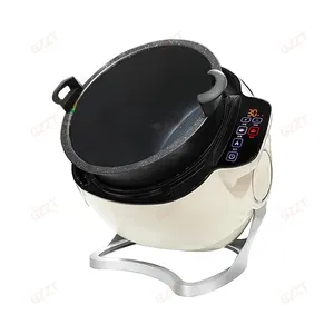 Mesin memasak nasi telur goreng otomatis harga pabrik mesin Robot Drum memasak otomatis komersial operasi mudah