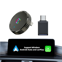 Beneworld BW-W60 Caja Inteligente Portátil con Carplay y Android Auto, Adaptador USB Tipo-C para Automóviles, Compatible con la Mayoría de los Vehículos