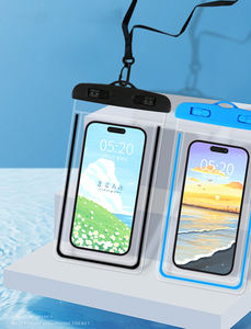 Claro Pvc flotante impermeable móvil teléfono móvil casos bolsa transparente bolsa impermeable bolsa seca <span class=keywords><strong>para</strong></span> menos de 6 pulgadas teléfono - Product Image 4