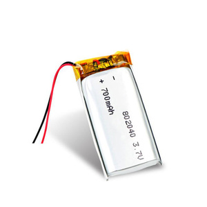 사용자 정의 <span class=keywords><strong>802040</strong></span> 700mah 1000mah 3.7v 리튬 폴리머 배터리 리튬 이온 셀 충전식 배터리 Lipo 배터리 - Product Image 4