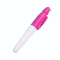 Marqueur de ligne de golf à encre permanente colorée, stylo marqueur triangulaire à crochet en fer pour personnel médical et pompiers, vente en gros fabricant