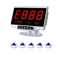 Commande d'appelant sans fil Restaurant Fast Food Waterproof Vibrate Beeper Guest Queue Paging System for Customers