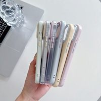 Coque de téléphone en TPU souple antichoc transparente couleur unie pour iPhone 18 17 16 15 14 13 12 11 Pro Max