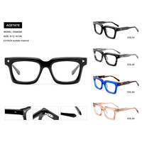 Montures optiques en acétate à monture complète, lunettes de vue, style professionnel classique, vente en gros OEM, directement de l'usine