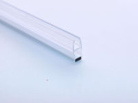 Joint d'étanchéité moderne et durable en PVC pour porte de douche en verre, bande d'étanchéité transparente pour porte