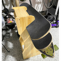 En bois sans vis articles de sport planche à roulettes présentoir planche de surf support de stockage planche à roulettes support de sol présentoir