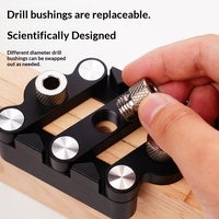 Localisateur de trous pour le travail du bois, outil de perçage de chevilles auto-centrant, pour le jointement de panneaux de meubles, perçage vertical de chevilles en bois DIY