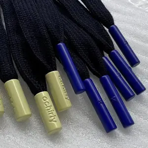 Biểu Tượng Tùy Chỉnh Kim Loại Aglets Cho Hoodies Và Giày Laser Điêu Khắc Kim Loại Tip Sợi Dây Thừng Với Thiết Kế Độc Đáo - Product Image 1