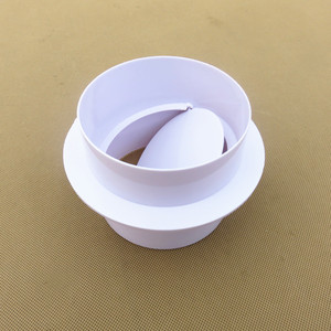 Raccord de conduit rond de 100 mm avec clapet anti-retour pour ventilateur extracteur et amortisseur de reflux - Product Image 5