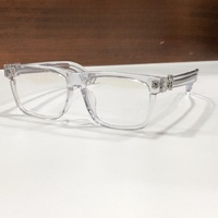 Gafas Ópticas de Diseño de Alta Calidad para Hombre y Mujer, Estilo Punk, Talla 56-18, Monturas de Acetato y Titanio de Lujo para Negocios
