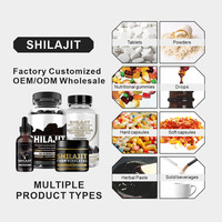 HDK Marque Privée Résine de Shilajit Pur de l'Himalaya Gummies Capsules Gouttes OEM ODM Complément Énergisant Soutien Cérébral et Immunitaire