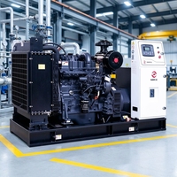 Générateur diesel silencieux à moteur ouvert 5KW-30KW monocylindre sur remorque avec ATS