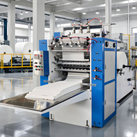 Petites machines entièrement automatiques pour papier toilette, lignes de production de mouchoirs en papier, ainsi que machines de découpe et de pliage, Turquie
