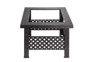 Brûleur à bois d'extérieur, foyer au charbon de bois, foyer en acier de grande taille, patio, jardin, feu de joie avec barbecue - Product Image 2