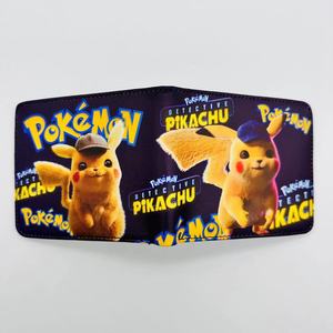 Portefeuille portable anti-perte en cuir PU avec fermeture éclair, motif dessin animé mignon Poke Pikachu, fermeture magnétique, imprimé UV, pour pièces de monnaie et cartes d'identité - Product Image 5