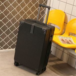 20-Inch Spinner Wheel <b>Suitcase</b> With Lock Water Resistant Solid Color Carry-On Travel Bag For Leisure Travel Unisex Spring 2024 - Product Image 2