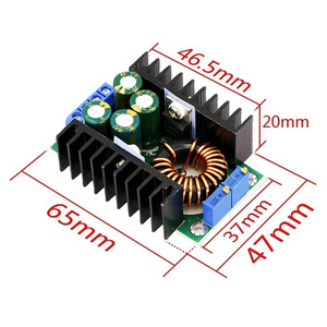 Convertidor DC-DC de 10A con Voltaje y Corriente Ajustables, Controlador LED de Carga Solar, Módulo Automotriz - Product Image 2