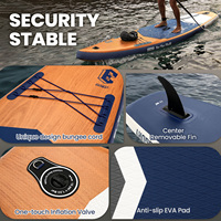 Planche à pagaie gonflable extérieure portable pour le surf, la dérive aquatique et le ski, accessoire de planche à pagaie debout