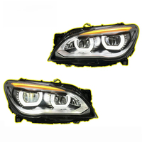 Adapté pour BMW Série 7 F01 F02 09-15, ensemble de phares à LED modifiés avec lentilles DRL, modification automobile, accessoires auto