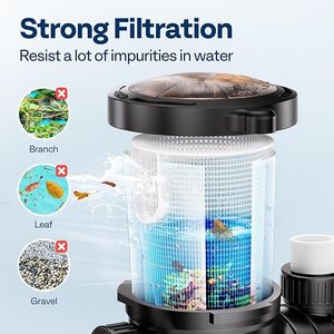Pompe <span class=keywords><strong>de</strong></span> circulation immergée monophasée auto-amorçante 2 CV à haut rendement énergétique 50 Hz pour filtration d'<span class=keywords><strong>eau</strong></span> <span class=keywords><strong>de</strong></span> piscine - Product Image 5