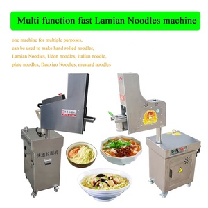 Máquina eléctrica para prensar fideos, rodillo para hacer pasta fresca, fabricante de fideos <span class=keywords><strong>Dandan</strong></span> de acero inoxidable - Product Image 2