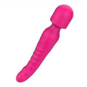 Vibromasseur 2-en-1 chauffant à double moteur pour femmes, jouet sexuel en silicone <span class=keywords><strong>souple</strong></span>, vibromasseur pour femme, masseur baguette pour adulte - Product Image 6