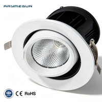 Plafonnier LED encastré ultra-plat pour hôtel, bureau, salon, intérieur, trois couleurs, 3W 5W 7W 9W 12W 20W 30W