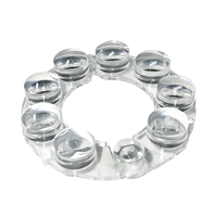 Lente Infrarroja Óptica Integrada 8 en 1 para Cámara de Seguridad CCTV 3030 SMD 33.8*33.8*6.8mm 60 °