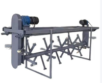 Machine à tourner le compost à rainure pour la fermentation du fumier de poulet de bouse de vacheRetourneur de compost automatiq