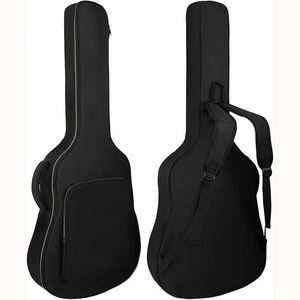 Estuche para Guitarra con Acolchado Grueso Impermeable, Correa Ajustable, Color Negro, con Soporte Trasero, Muestra Gratuita - Product Image 2