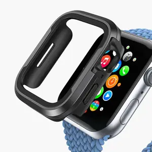 Cnc-Bewerking Horlogekast Op Maat Gemaakte Cnc-Bewerkingsonderdelen Aluminium En As Cnc-Bewerking Voor Apple Watch-Serie Hoes