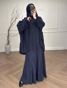 Ensemble Robe Musulmane Femme R-689 : Blouse, Jupe Longue, Style Marocain Dubaï, Tenue Arabe, Abaya Ramadan - Product Image 5