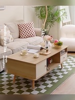 Dareko 2025 en bois minimaliste de haute qualité moderne Style Simple Design Unique meubles d'appartement Table basse en bois naturel