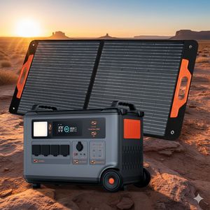 Oscal PM200 200W 23% Efficiency <b>Foldable</b> <b>Solar</b> <b>Panel</b> Portable Power Station Charger Universal <b>Solar</b> Generator System Green - Product Image 2