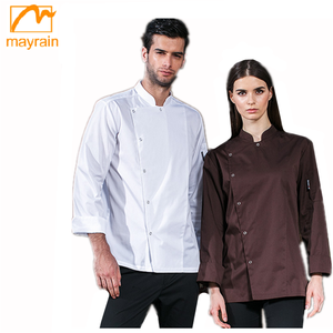 <span class=keywords><strong>Camicie</strong></span> uniformi da <span class=keywords><strong>cameriere</strong></span> dell'hotel a maniche lunghe nuovo stile tessuto in saia traspirante <span class=keywords><strong>per</strong></span> ristoranti e alberghi - Product Image 4