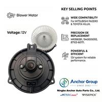 Moteur de soufflerie de chauffage 12V AC.117.1308 pour Mitsubishi Pajero Toyota Hilux LN166 3L OE MR398381 87103-60171 CCW Ventilateur de voiture automatique