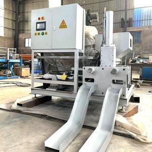 Thủy lực bánh Báo Chí đôi đầu ra kim loại chip đóng bánh máy nhôm <span class=keywords><strong>swarf</strong></span> máy đóng viên - Product Image 4