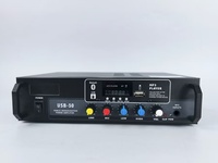 Penguat Daya Tegangan Konstan Terintegrasi USB-50 50W dengan Bluetooth USB 110V untuk Sistem PA Musik Latar Belakang Audio Hub Mixer