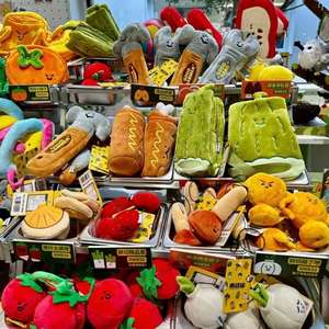 Figurines en peluche pour légumes Jellcat créatif et mignon Porte-clés en peluche Brocoli Chou Gâteau aux fruits Porte-clés alimentaire Pendentif en peluche - Product Image 2