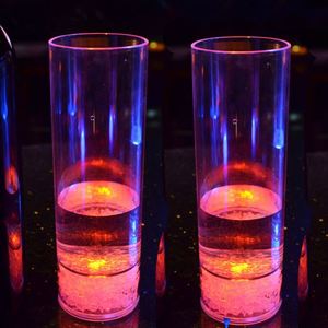 Creative Flash Party Juice Straight <b>Tube</b> Luminous Induction Lamp Cup Bar <b>LED</b> Colorful Long Cup - Product Image 4