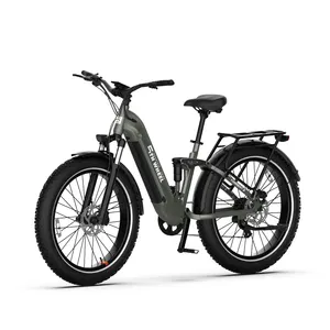 EB09 ban sepeda listrik jarak jauh, sepeda listrik Suron cepat lemak roda 5 stok EU