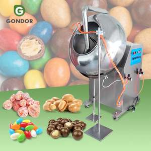 เครื่องเคลือบน้ำตาล ช็อกโกแลต ถั่วแคชชู ขนาดเล็ก รุ่น SC 350 พร้อมแท่นวางแท็บเล็ตขนาด 400 มม. สำหรับขาย - Product Image 1