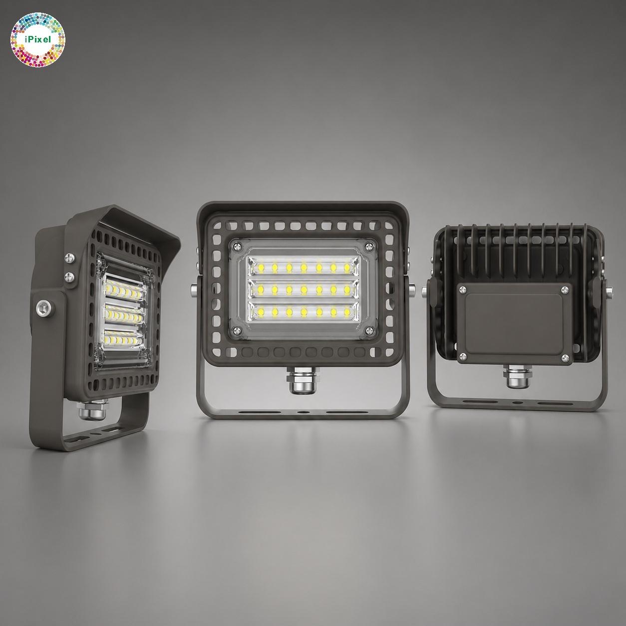 IPixel HotSale Low Voltage IP65 Waterproof LED Floodlight High Brightness Outdoor Wall Light Garden Flood Lighting for Yard Park