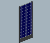 Système de support de panneaux solaires pour clôture de cour, montage au sol vertical ou horizontal pour panneaux solaires bifaciaux