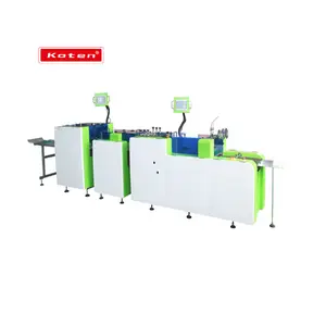 Book Binding Machine Metal Wire Binding Saddle Stitching Folding With Trimming