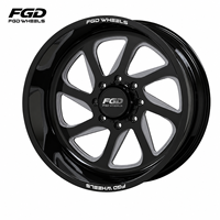 Jantes de camion forgées 22x12 22x14 24x12 24x14 26x16 30x16 forgées 8x170 8x180 8x6.5 6x5.5 polies pour Ford F-250 F-350 GMC