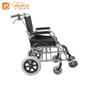 Silla de Ruedas Manual AUFU, Ligera, Plegable, de Acero, para Uso en Interiores y Exteriores, para Personas Mayores y con Discapacidad - Product Image 3