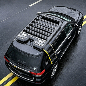 Panier de toit en alliage d'aluminium pour bagages, échelle latérale et boîte latérale pour Jeep Grand Cherokee/<span class=keywords><strong>L</strong></span> 2016-2023 2024+ - Product Image 4